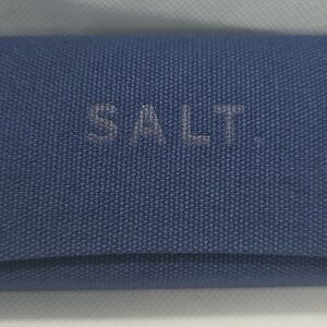 Salt Blue Fabric Clamshell Eyeglass Case